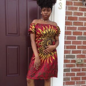 Ankara/ African fabric dress